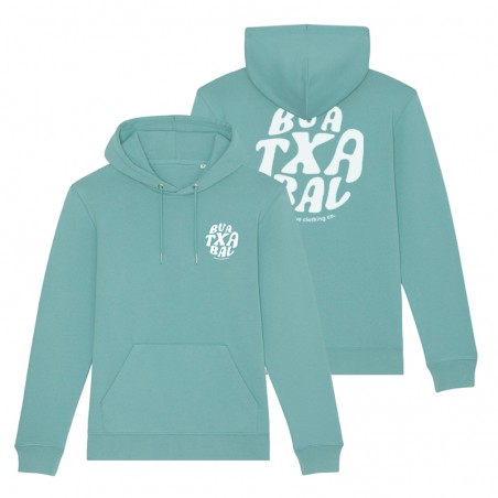 Circulo Escudo+Espalda Blanco Unisex Sudadera