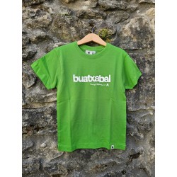 Camiseta infantil Verde...