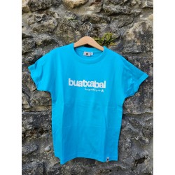 Camiseta infantil Azul...