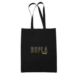 Dupla tote bag beltza