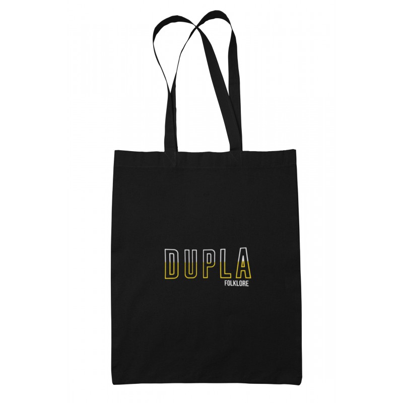 Dupla tote bag beltza
