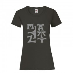 Camiseta entallada negra...