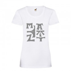 Camiseta entallada blanca...